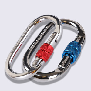 Mosquetón giratorio <span class=keywords><strong>de</strong></span> <span class=keywords><strong>escalada</strong></span> personalizado, aleación <span class=keywords><strong>de</strong></span> acero <span class=keywords><strong>de</strong></span> 25KN, tipo O, <span class=keywords><strong>de</strong></span> seguridad - Product Image 4