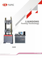 Testeur de performance mécanique des brins d'acier GAW-1000B, contrôlé par ordinateur, électro-hydraulique et servo, pour la détection des performances mécaniques des brins d'acier