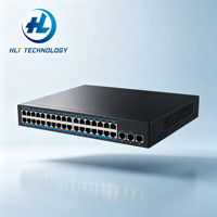 Nuevo Switch de Acceso a Campus Gigabit D-Link 3710-H48T4S-A Original con 48 Puertos SFP 10/100/1000BASE-T, Alimentación CA y 4 Puertos SFP PoE