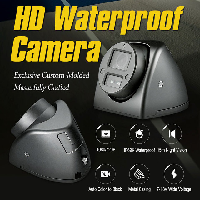 High Quality Waterproof IP69K HD 1080P Backup Camera Car Reversing Aid Night Vision Side Camera Truck Rear Camera for Bus