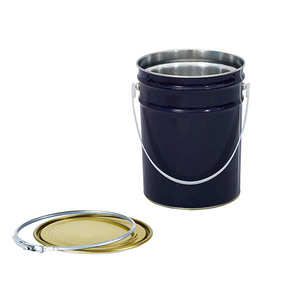 Chất Lượng Cao <span class=keywords><strong>6L</strong></span> Sơn Thùng Với Xử Lý 5L Xô Kim Loại Tin Có Thể Bền Kim Loại Lon Với Nắp - Product Image 4