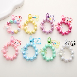 Fashionable Custom Round Eychain Key Chain with Cute Design Chic Crystal Keychain