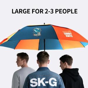 Professional Large Rainy Days With Double Canopy Design 68 Inch <b>Windproof</b> Golf <b>Umbrella</b> for Outdoor Sports Golf Tournaments - Product Image 4