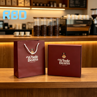Boîte d'emballage en carton pliable jetable biodégradable et recyclable personnalisée pour les cafés, les gâteaux, les biscuits et les cookies