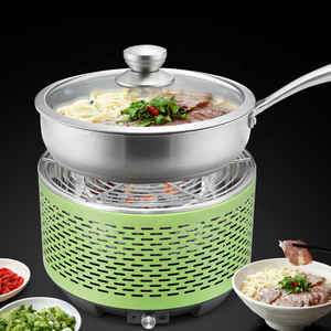 Gril de <span class=keywords><strong>Barbecue</strong></span> Pliant Personnalisable Bol à Roue à Charbon de Bois Mini <span class=keywords><strong>Barbecue</strong></span> Sans Fumée Invention Coréenne - Product Image 5