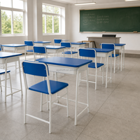 Tables et chaises d'école Bureau d'école Bureau et chaises d'école étudiants Tables et durables pour une utilisation en classe