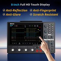 Oscilloscope numérique portable Micsig MHO14-100 MHO14-200 100 MHz 200 MHz 12 bits 4 canaux 1 GSa/s avec multimètre