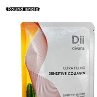Op maat gedrukte cosmetische platte folie-sachet, hitte-sealbaar, voor gezichtsmaskermonsters, geschikt voor vloeibare huidverzorgingsverpakkingen