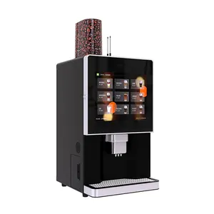 2023 mới và khỏe mạnh đậu để cốc thông minh máy bán hàng tự động cho quán cà phê bảng tươi Cà phê 7 inch màn hình cảm ứng 9 loại đồ uống