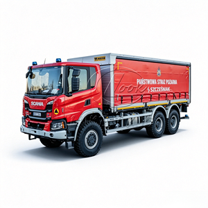 Camion Scania 6x6 tout-terrain pour le transport d'équipements de lutte contre les incendies, grande capacité - Product Image 3