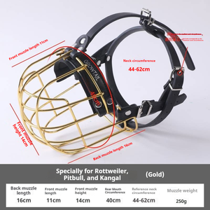 하이 퀄리티 야외 스테인레스 스틸 개 입 마스크 안티 바이트 안전 금속 마스크 개를위한 <span class=keywords><strong>muzzles</strong></span> - Product Image 6
