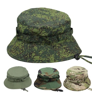 <b>Men</b> Women Outdoor Camping Fishing Boonie <b>Hat</b> UV Protection <b>Wide</b> <b>Brim</b> Camo Four Seasons Polyester/Cotton A-708 - Product Image 2