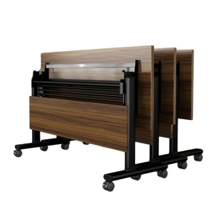 Table de conférence Zhuo Mu Anbang 2011 pour 2-3 personnes, table de réunion de bureau mobile avec combinaison de chaises - Product Image 5