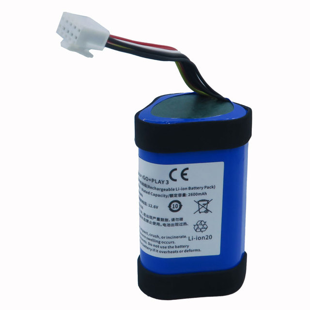Speaker Battery Replacement Powerful 10.8v 2600mAh Lithium Batteries C1146B4-18650-3S1P Bateria for Harman Kardon Go+Play3 Audio
