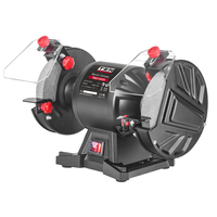 TEH Industrial Electric Bench Grinder 2480RPM-M12 Spindle Thread untuk Pengamplasan dan Pemolesan dengan Kertas Amplas