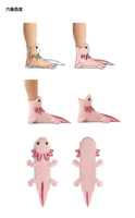 Chaussettes 3D personnalisées dinosaure rose, fantaisie, motif animal mordant, tricotées, haute qualité, douces, confortables, en coton, style pantoufle, mascotte, cadeau