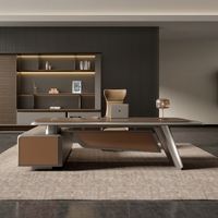 Meubles de bureau commerciaux Bureau de direction Bureau de direction moderne Bureau de direction en forme de L Bureau de direction modulaire Bureau de direction de luxe