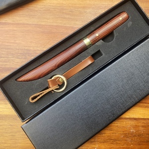 ใบมีดสแตนเลสคุณภาพสูง WAKIZASHI มีดพกพาขนาดเล็กแบบยุทธวิธี ปรับแต่งได้ตามต้องการ พร้อมปลอกไม้ OEM สำหรับงาน DIY กิจกรรมกลางแจ้ง - Product Image 5