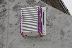Échelle télescopique murale en <span class=keywords><strong>acier</strong></span> au carbone, 12 marches, design moderne, capacité de 375 livres, entrepôt commercial, hôpital - Product Image 4