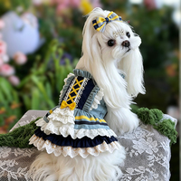 Robe douce et délicate pour chiens et chats, livraison rapide, idéale pour les séances photo, tenue de week-end, style Lolita.