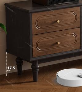 Meuble TV en bois massif de style mid-century pour petit appartement, villa, salle à manger, salon, bar à domicile, rangements, casiers, grand - Product Image 4