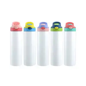 Tùy chỉnh 12oz 20oz children's Insulated cup nhiệt thăng hoa thép không gỉ chân không thể thao cầm tay cốc nước