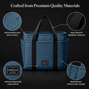Panier isotherme pliable en polyester non tissé imperméable avec fermeture éclair grande capacité pour canettes et vin - Product Image 6