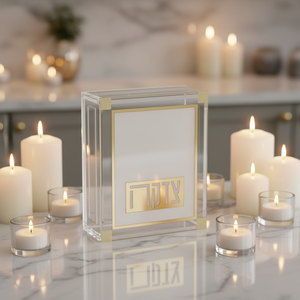 Cassetta per Donazioni in Acrilico Trasparente, Pushka Ebraica, Scatola per Beneficenza con Fessura per Monete, Chiudibile a Chiave, per Sinagoga, Rosh Hashanah, Produzione OEM - Product Image 4
