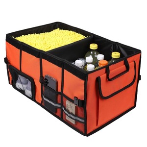 Foldable Trunk Organizer Oxford Fabric 4-7 Compartments Car Storage Box For Vehicle Cargo Space Organization - Product Image 5
