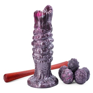 N-MR5311 Fantasy Silicone Penis Sleeves Ovipositor Monster <b>Dildo</b> Sex Toy - Product Image 2