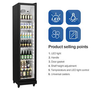 Réfrigérateur commercial pour boissons et jus, vitrine réfrigérée pour supermarché, présentoir de boissons froides - Product Image 2