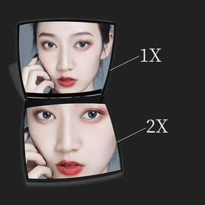 Specchio da Trucco Portatile Pieghevole Mini da Viaggio con Ingrandimento su Entrambi i Lati, Regalo per Ragazze, CF Hot-Princess Di - Product Image 4