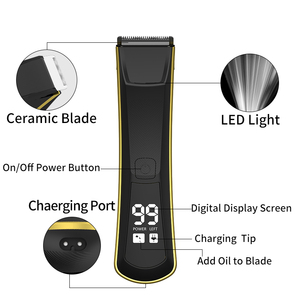 Nouvelle tondeuse à <span class=keywords><strong>cheveux</strong></span> professionnelle étanche avec écran LCD, réglable, la meilleure machine de <span class=keywords><strong>coupe</strong></span> de <span class=keywords><strong>cheveux</strong></span> sans fil - Product Image 2