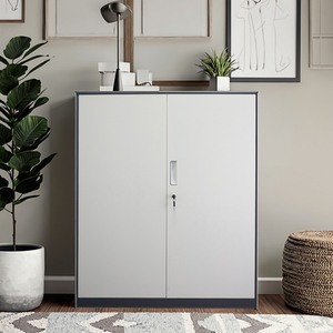 Knock-Down Morden Design Metal <b>Lockable</b> Adjustable File <b>Cabinet</b> Modern Office <b>Storage</b> Commercial Furniture for Home Office - Product Image 1