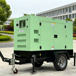 Generadores Móviles Silenciosos de 40kw 50kva, Grupo Electrógeno de Reserva Insonorizado en Remolque - Product Image 3