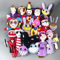 Vente en gros de nouveaux jouets en peluche de clown de cirque numérique magiques, poupées abstraites de dessins animés, décorations pour la maison, jouets pour enfants disponibles en stock