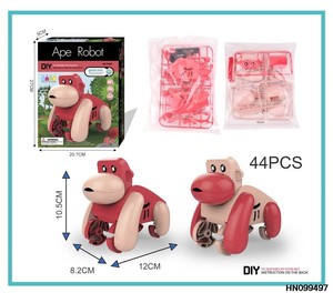 Venta al por mayor, creativo, eléctrico, animales que caminan, Robot DIY montaje camaleón juguetes para 6 + niños batería ciencia ingeniería Juguetes - Product Image 5