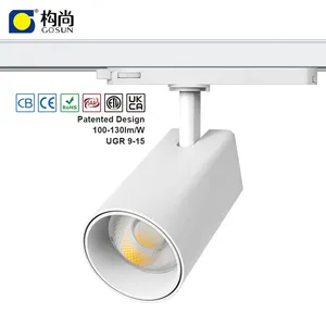 single and 3 phase DALI dimmable 36W LED track light