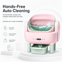 Bac à litière autonettoyant automatique One Scoop Toilet avec 15 ans d'expérience en exportation