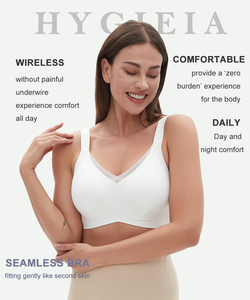 Hygieia tùy chỉnh phụ nữ trở lại đóng cửa soutien Gorge Grande taille brasier đẩy lên áo ngực liền mạch thạch không dây mềm hỗ trợ áo ngực - Product Image 2