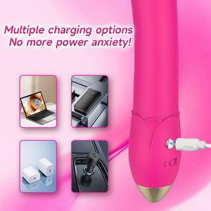 هزاز قوي للنقطة G مع زر واحد للوصول للذروة، جهاز استمناء نسائي قابل لإعادة الشحن عبر USB، مقاوم للماء IPx6، محفز للبظر بالاهتزاز - Product Image 4