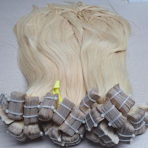 Qualité supérieure, couleur Blonde 613, ruban de cheveux humains Remy 100 vierges en Extension de cheveux Double étiré - Product Image 2