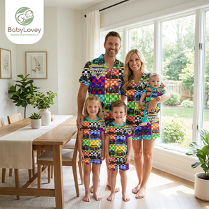 Babylovey Pijamas Personalizados <span class=keywords><strong>de</strong></span> Bambú Premium para Mamá <span class=keywords><strong>e</strong></span> <span class=keywords><strong>Hija</strong></span>, Ropa <span class=keywords><strong>de</strong></span> Dormir Familiar a Juego para <span class=keywords><strong>Madre</strong></span> <span class=keywords><strong>e</strong></span> <span class=keywords><strong>Hija</strong></span> - Product Image 6