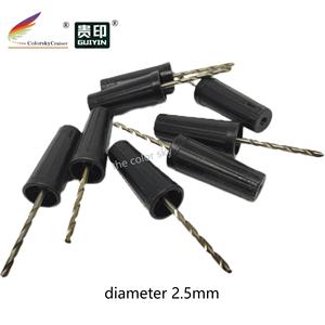 ACC-drill-2.5 Tay Vít Tuốc Nơ Vít Khoan Bleeder Cho HP Hộp Mực <span class=keywords><strong>Refill</strong></span> <span class=keywords><strong>Kit</strong></span> Ciss Phụ Kiện Đường Kính 2.5Mm 100 cái/lốc - Product Image 2