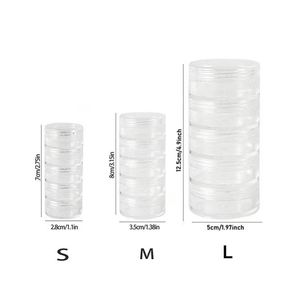 Wholesale Mini <b>Small</b> Clear Plastic <b>Storage</b> Box With <b>Lid</b> Multifunctional Jewelry Bead Necklace Organizer <b>Boxes</b> Custom Logo - Product Image 2