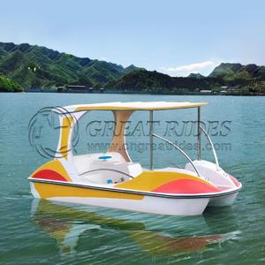 Bote a Pedal de Fibra de Vidrio de 4 Plazas para Parque Acuático, Económico, del Fabricante Original, para Lago - Product Image 2