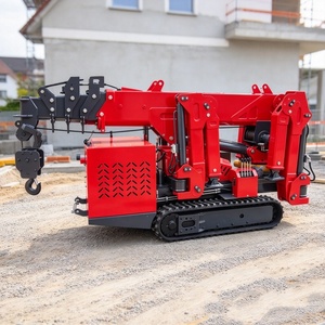 Nouvelle grue araignée hydraulique à flèche télescopique pour immeubles de grande hauteur, grue araignée sur chenilles pour travaux municipaux, mini-grue araignée de 3 tonnes - Product Image 1