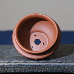 Maceta de Bonsái Zisha en Forma de Tambor, Hecha a Mano, Pequeña, para Escritorio, Estilo Antiguo, Exquisita - Product Image 3