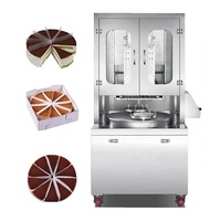 Trancheuse à gâteau industrielle, séparateur triangulaire réglable / Trancheuse à gâteau ultrasonique / Machine à insérer du papier à gâteau