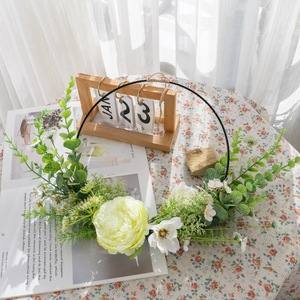 CallaFloral Pivoine Artificielle Semi-Anneau Décoration Murale Bouquet de Mariage Décoration Intérieure CF01178 - Product Image 1